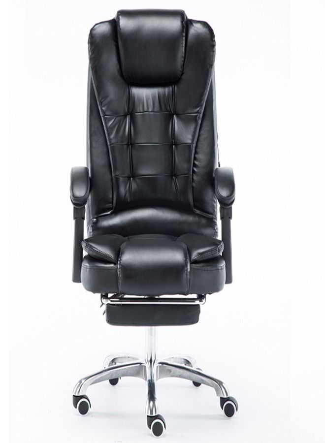 Multifunction Leather Executive Office and Gaming Chair With Footrest