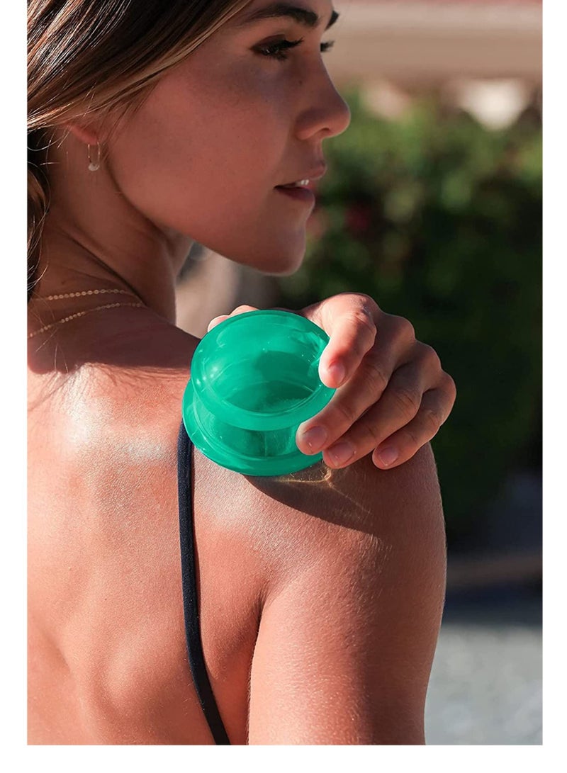 Cupping Therapy Sets Silicone Professional Studio and Home Use Set, Stronger Suction Best for Myofascial Massage, Muscle, Nerve, Joint Pain Relief, Chinese