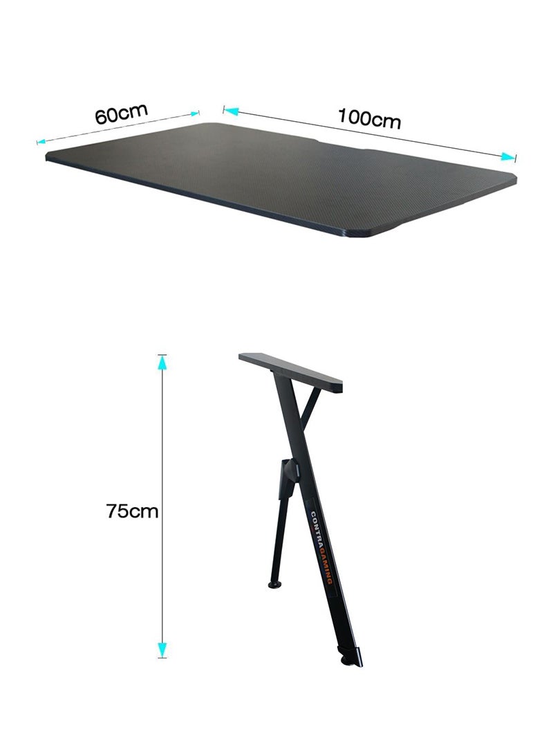 Mahmayi ContraGaming by YK V2-1060 Gaming Desk Black with YK V2 Mouse Pad