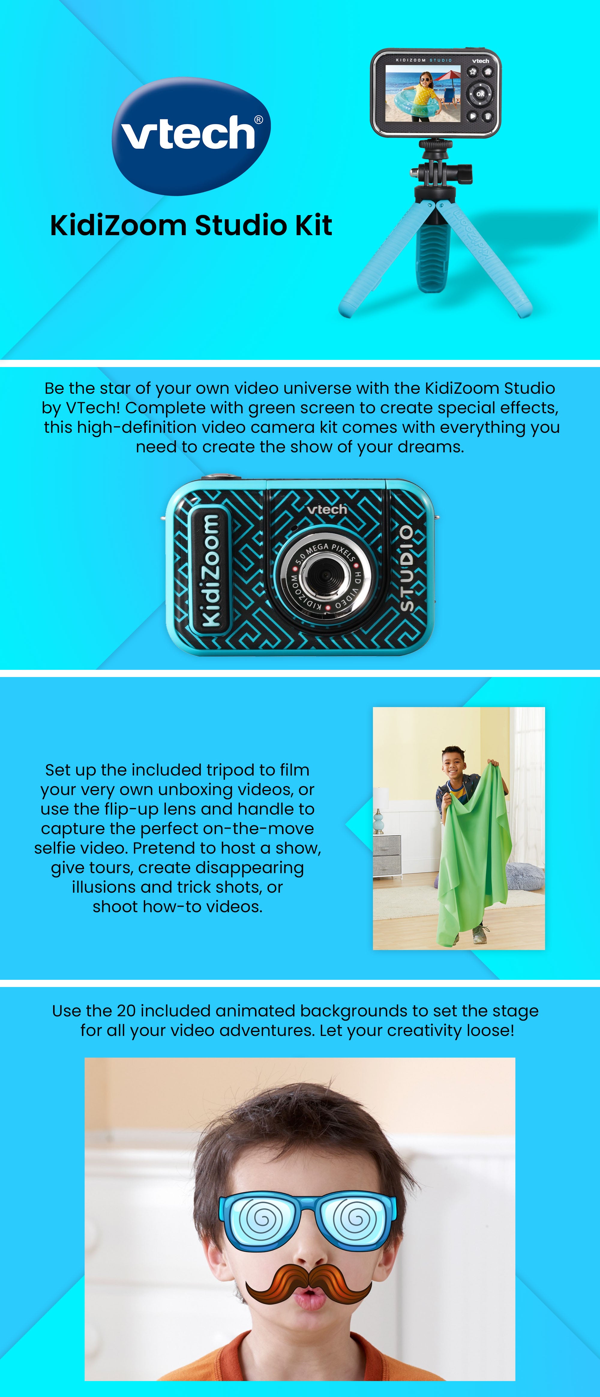 Kidizoom Vlogger Kit - Blue 27.9x6.8cm