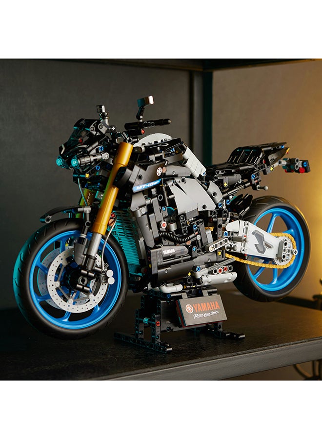 Technic Yamaha MT-10 SP 42159; Model Building Kit for Adults; A Gift for Fans of Motorcycle Collectibles (1,478 Pieces)