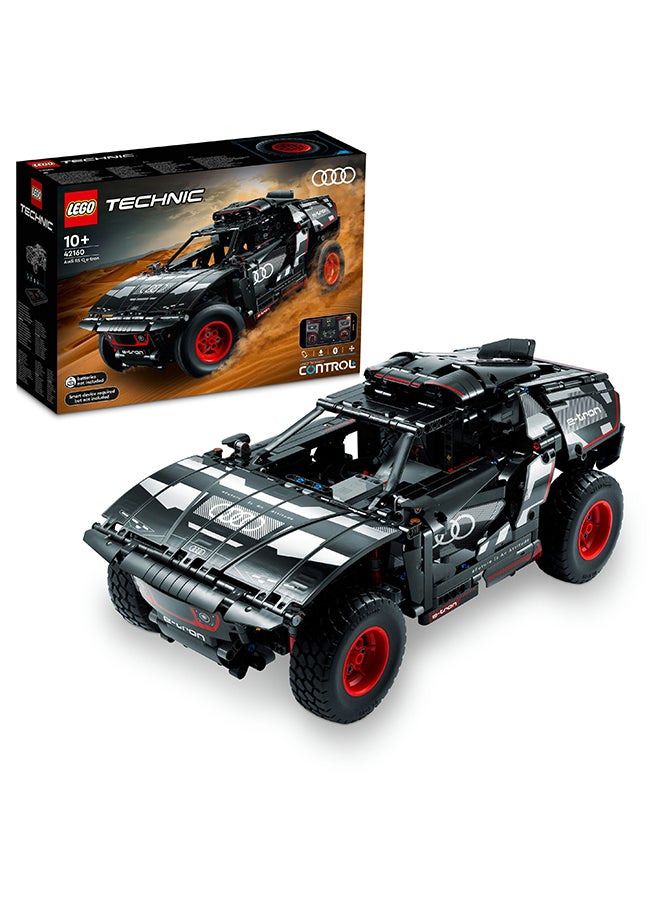 Technic Audi RS Q e-tron 42160 Building Toy Set for Kids Aged 10+ Who Love Rally Cars and Remote-Controlled Toys; Features App-Controlled Steering for Immersive Play (914 Pieces)