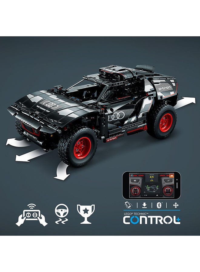 Technic Audi RS Q e-tron 42160 Building Toy Set for Kids Aged 10+ Who Love Rally Cars and Remote-Controlled Toys; Features App-Controlled Steering for Immersive Play (914 Pieces)