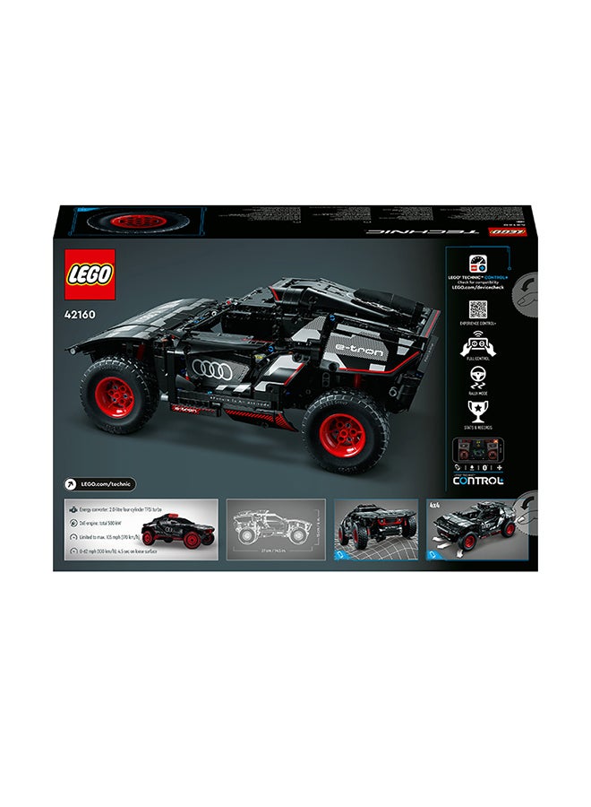 Technic Audi RS Q e-tron 42160 Building Toy Set for Kids Aged 10+ Who Love Rally Cars and Remote-Controlled Toys; Features App-Controlled Steering for Immersive Play (914 Pieces)