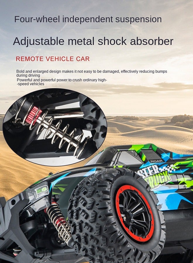 1:12 Scale All Terrain RC Car ,70 KPH High Speed 4WD Electric Vehicle With 2.4 GHz Remote Control, 4x4 Waterproof Off-road Truck With One Rechargeable Batteries