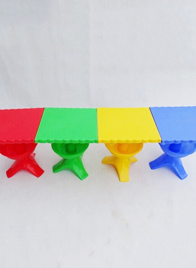 Eco Friendly Plastic Tables Kindergarten Nursery School Furniture