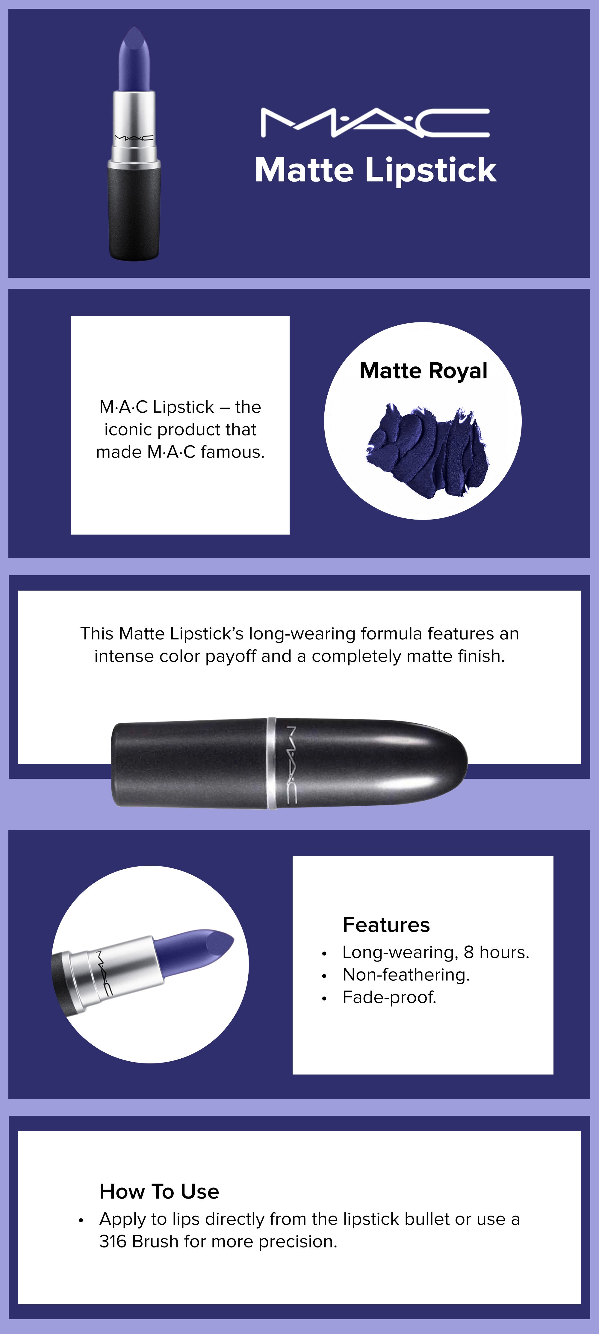 Stick Lipstick Matte Royal