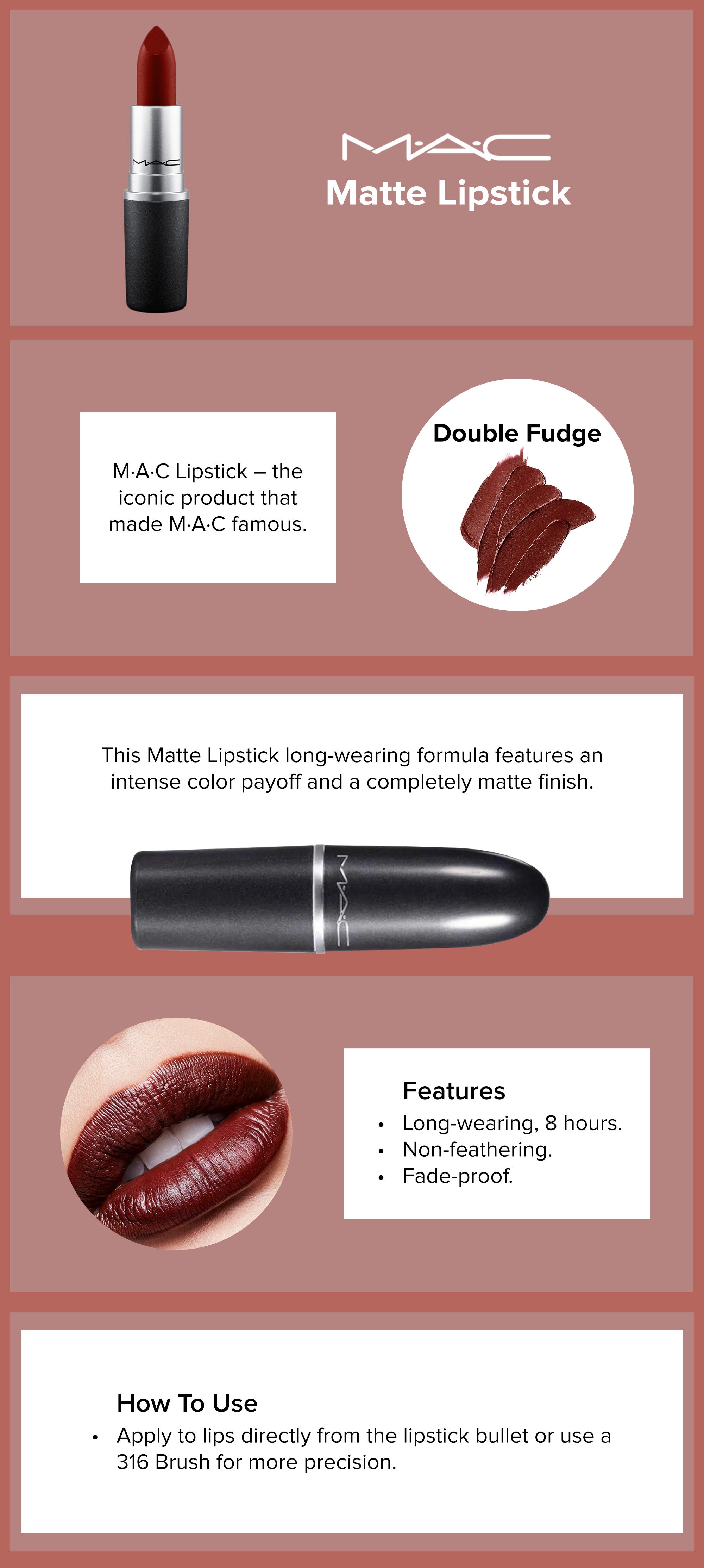 Matte Lipstick Double Fudge