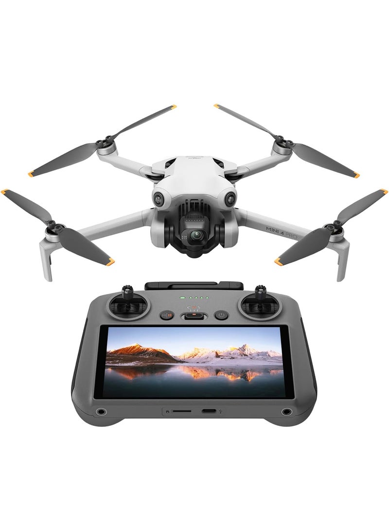 Mini 4 Pro (RC 2) Folding Mini-Drone 4K HDR Video Camera Under 0.549 lbs/249g MOIAT Certified - UAE Version