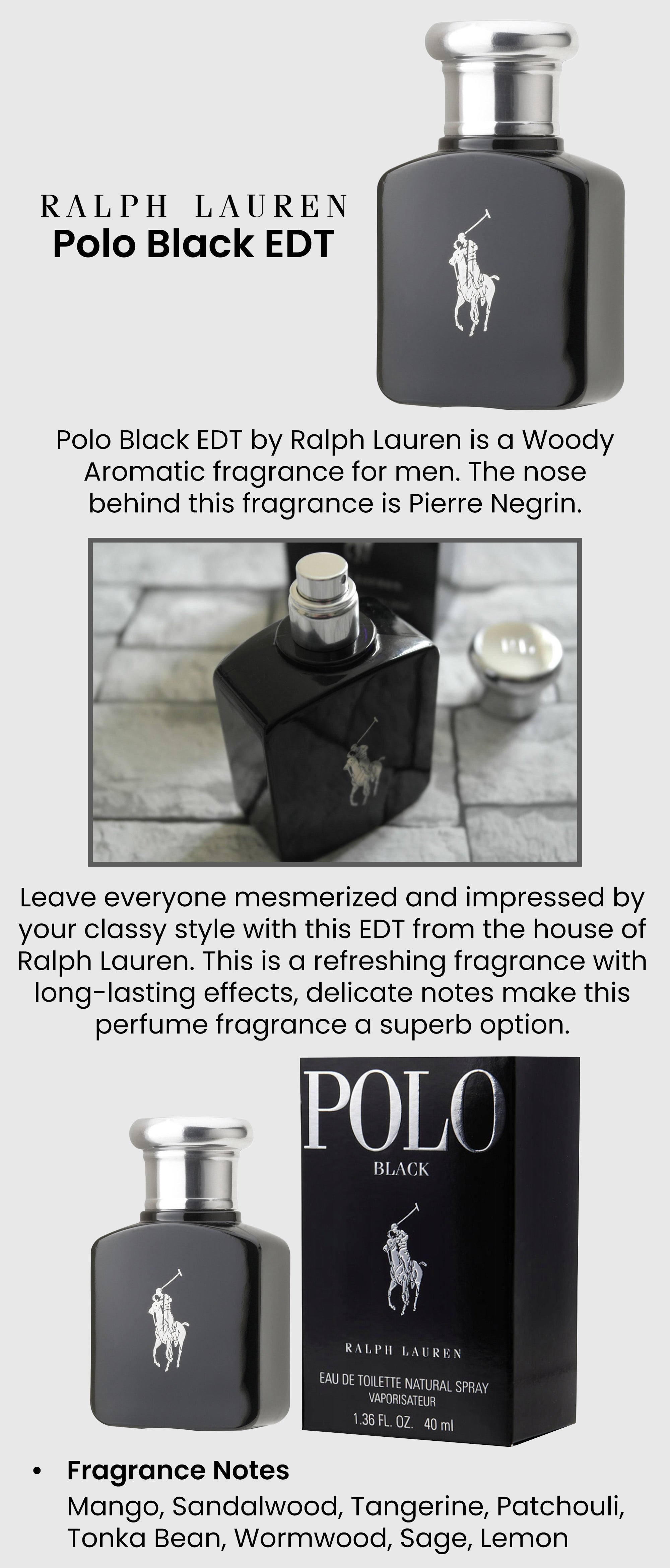 Polo Black EDT 40ml