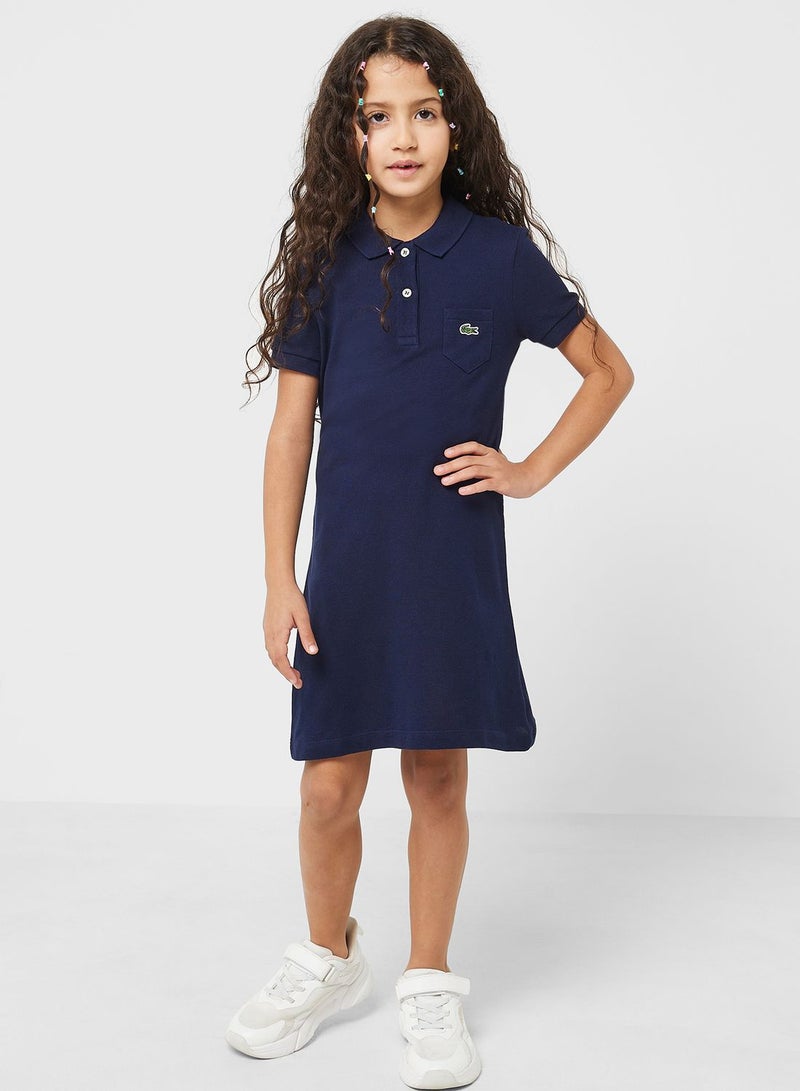 Kids Pocket Detail Dress