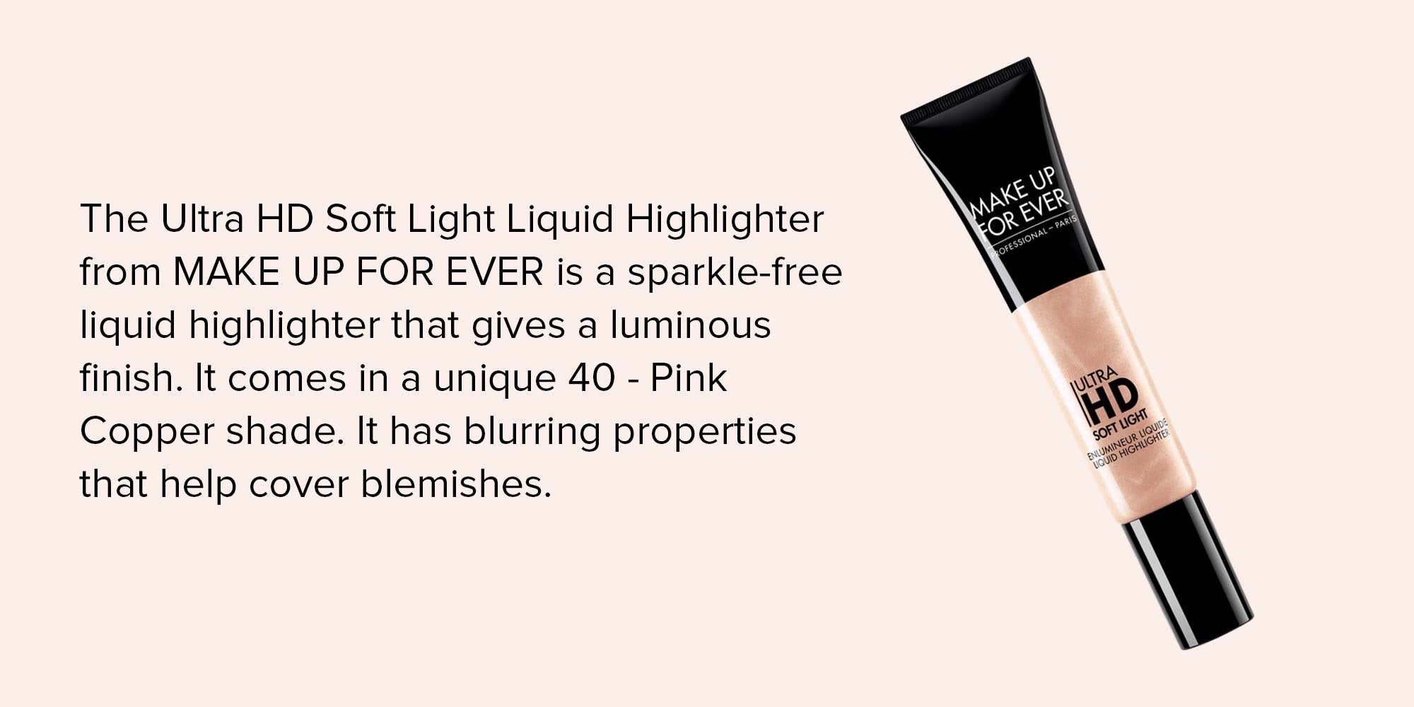 Ultra HD Soft Light Liquid Highlighter 40 - Pink Copper