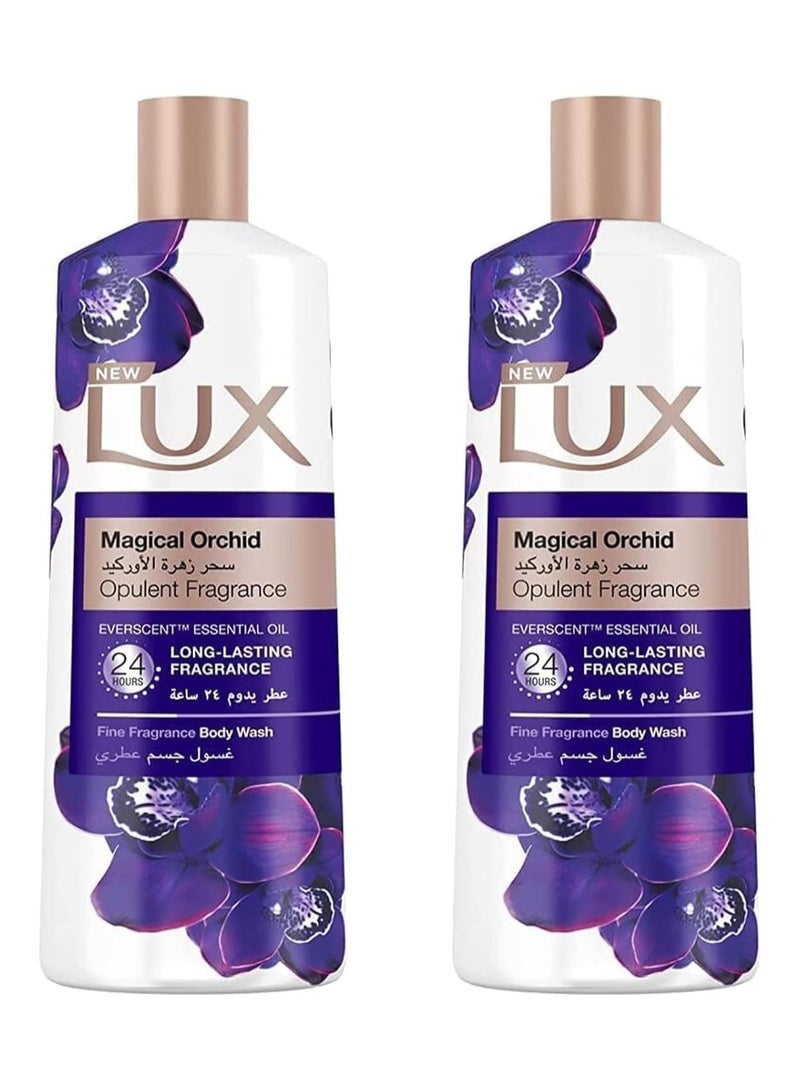 Lux Body Wash Magical Orchid 500ml Pack of 2