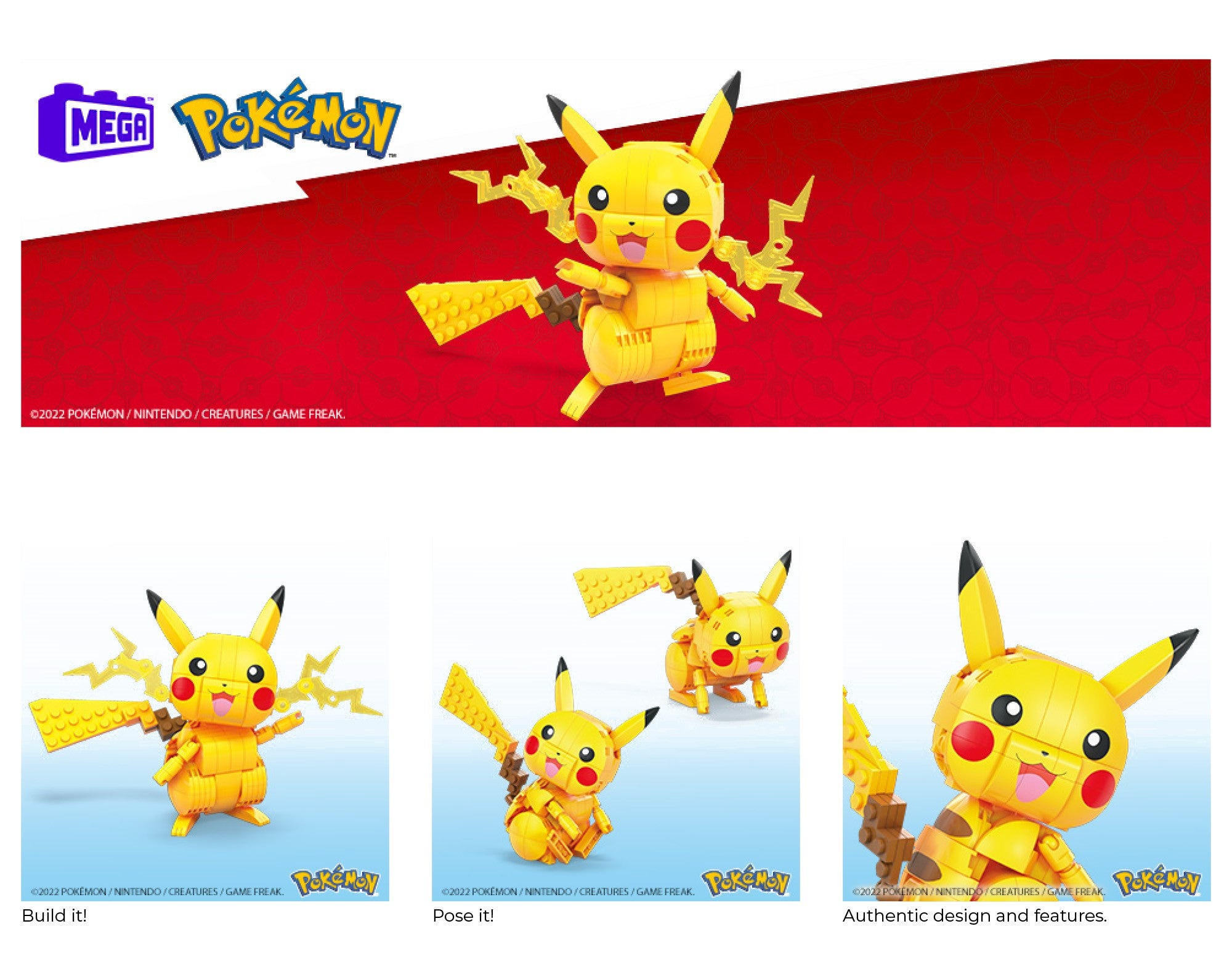 Pokémon - Build And Show Pikachu [O/S]