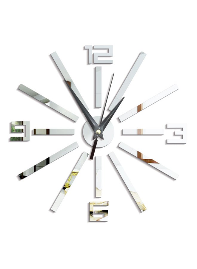 Artistic Wall Clock Silver 25 x 26cm