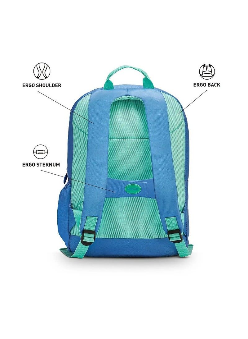 American Tourister Diddle 2.0 Mummy Blue Backpack for 4 to 6 Years Kids Ergonomically Designed
