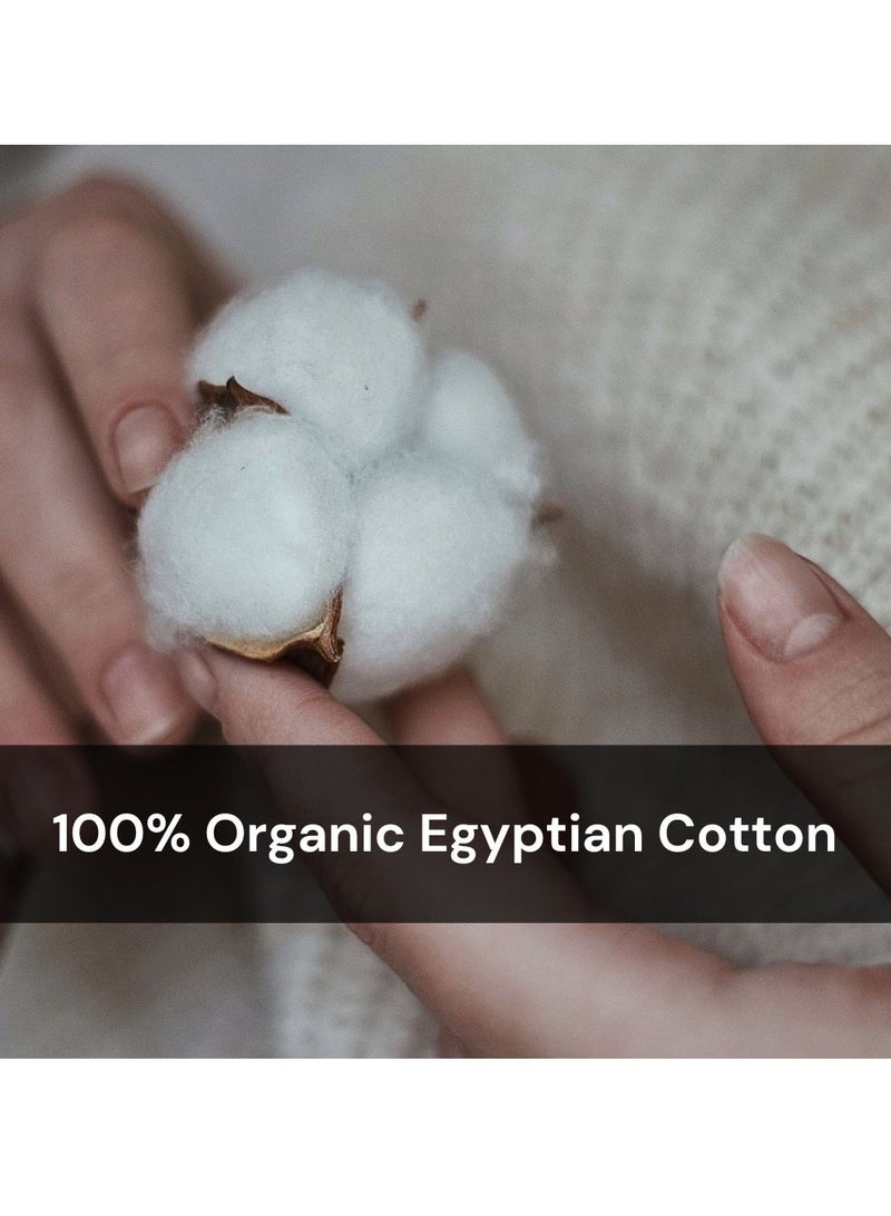 Under the Nile Organic Cotton Sherpa Wash Cloths Set of 12 wash cloth