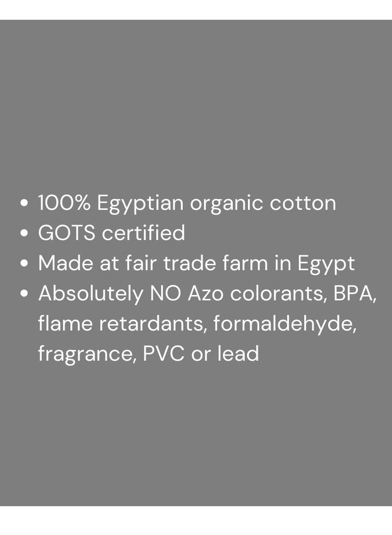 Under the Nile Organic Cotton Sherpa Wash Cloths Set of 12 wash cloth