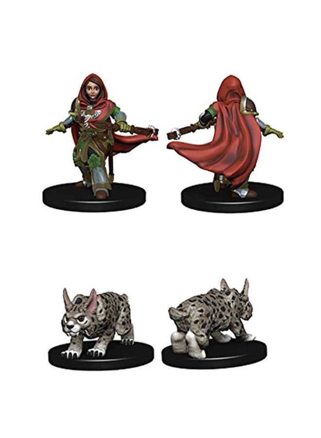 Wardlings Rpg Figures Girl Ranger And Lynx