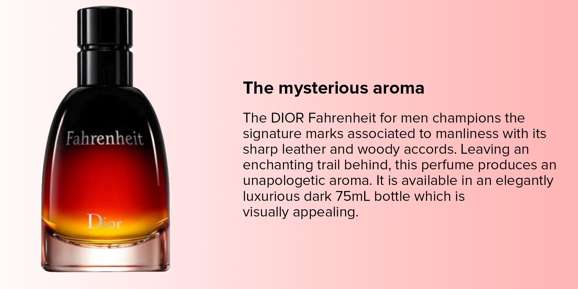 Fahrenheit Parfum 75ml