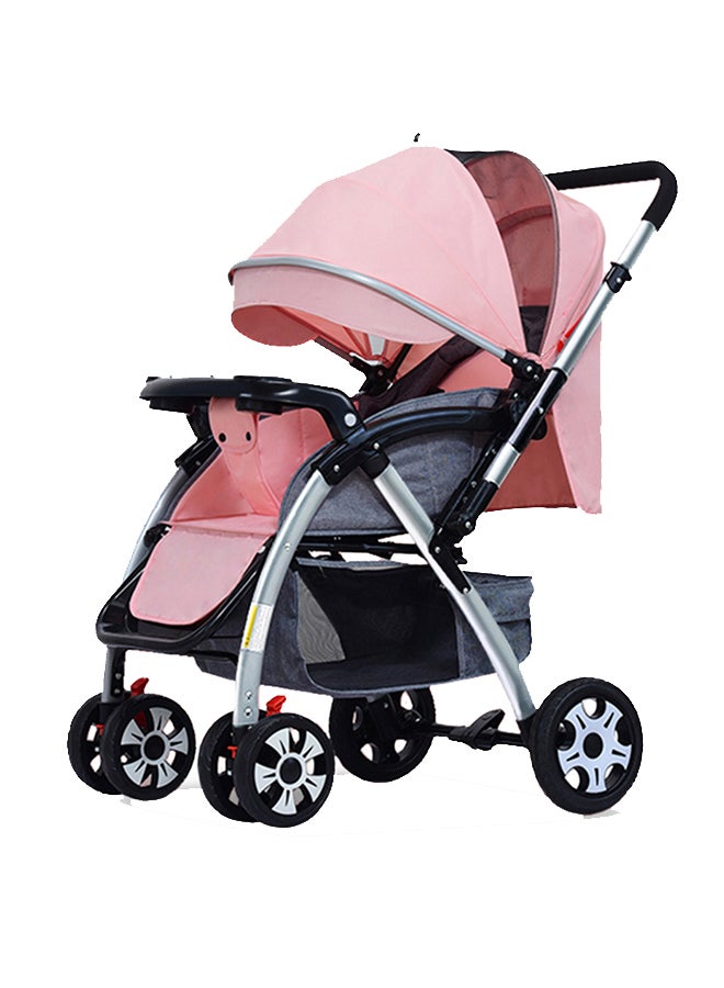 Baby Carriage With Large Sitting And Lying Space