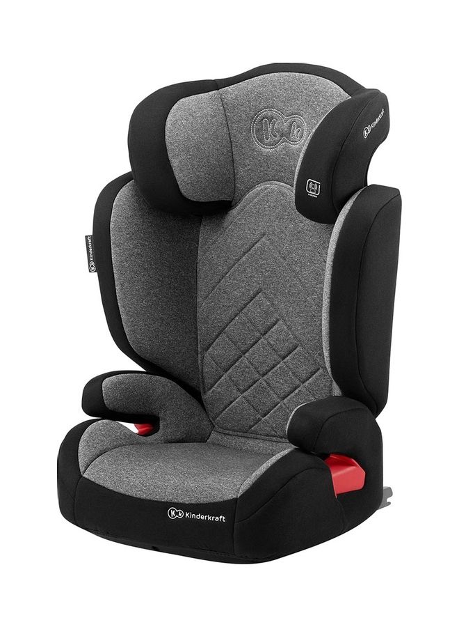 Car Seat Xpand, Booster Child Seat, With Isofix, Adjustable Headrest, Side Protection, For Toddlers, Infant, Group 2/3, 15-36 Kg, Up To 12 Years, Safety Certificate Intertek, Gray