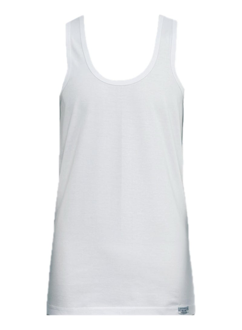 3 - Pieces Rayan Vest Undershirt White