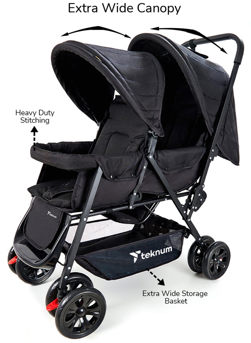 Double Stroller Combo - Black