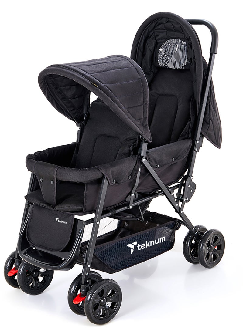 Double Stroller Combo - Black