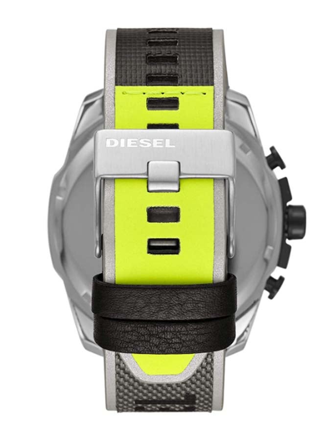 Men's Mega Chief Round Shape Fabric Chronograph Wrist Watch 51 mm - 2-Tone - DZ4523