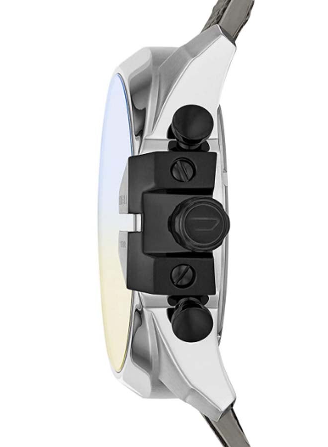 Men's Mega Chief Round Shape Fabric Chronograph Wrist Watch 51 mm - 2-Tone - DZ4523