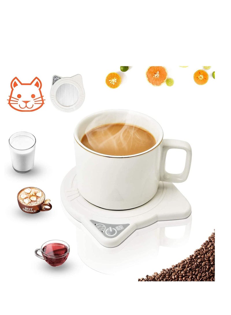 Coffee Mug Warmer Electric Cup Beverage Heater for Desk Smart heater Auto Shut Off Heated Use Office Home to Warm Tea Milk