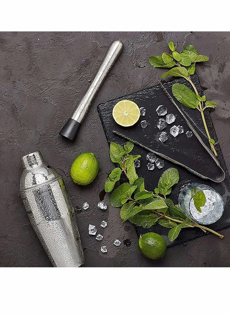 Muddler Stainless Steel Pounding Popsicles Sticks Plastic Broken Pop Sickles Bar Tools for Rest 8 inch Long 1pc Fruit Crusher Home Making Drinks