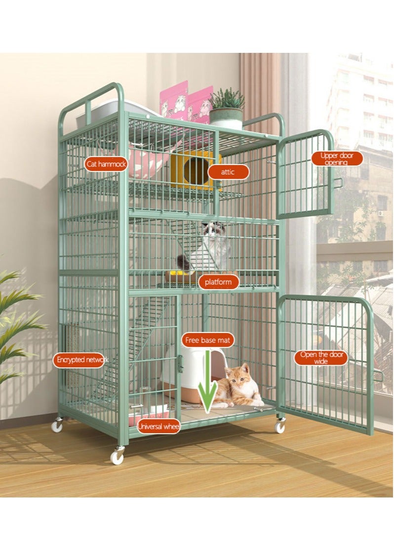 90*55*156cm Cat carrier 4-story oversized free space cat cage cat house cat house cat house cat litter cat climbing frame