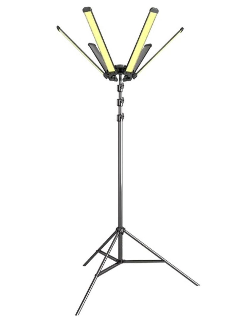 Camping Light Outdoor High Power 6pcs LED Light 120W Portable Multifunction Lamp VIP-08 PRO