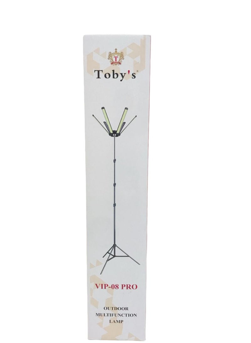 Camping Light Outdoor High Power 6pcs LED Light 120W Portable Multifunction Lamp VIP-08 PRO