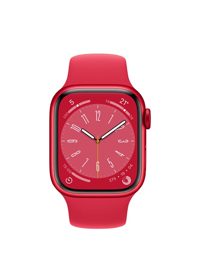 Watch Series 8 GPS + Cellular 45mm Product(RED) Aluminium Case With Product(RED) Sport Band