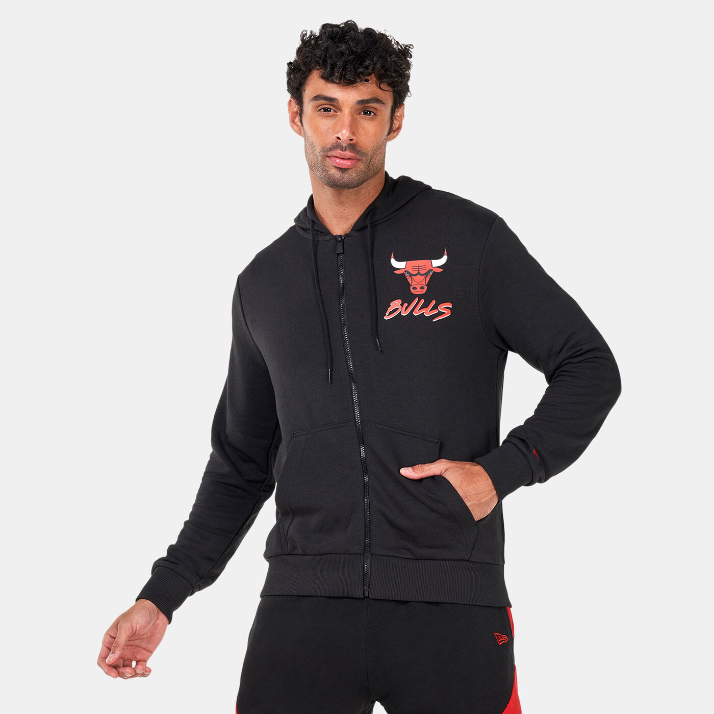 Men's NBA Chicago Bulls Script Full-Zip Hoodie