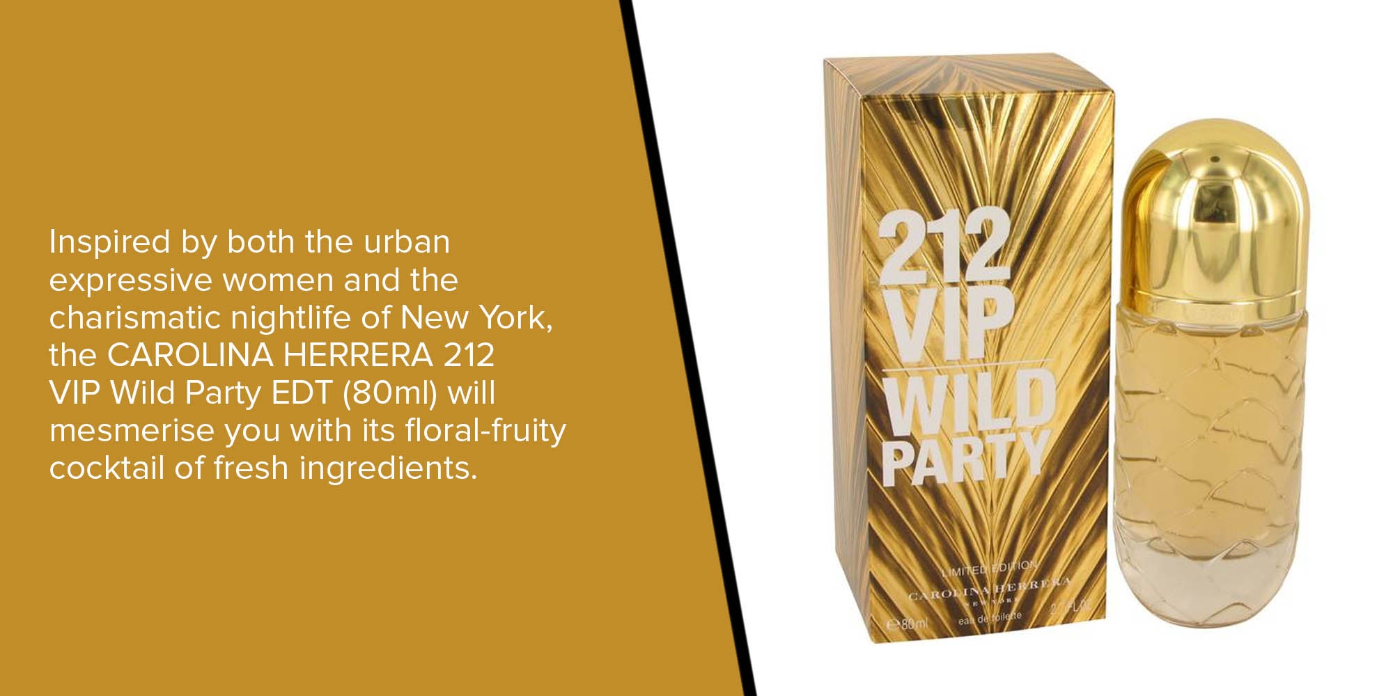 212 Wild Party EDT 80ml