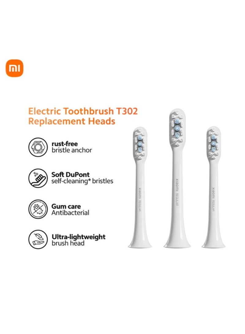 Xiaomi Electric Toothbrush T302 Replacement Heads-White (3 Pcs)