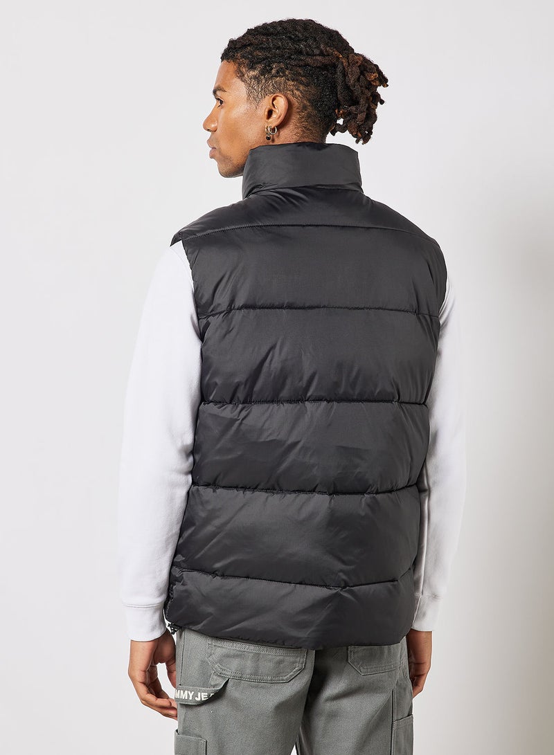 Asymmetric Down Quilted Vest