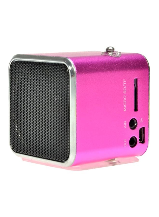 Portable MP3 Player TD-V26 Pink/Silver