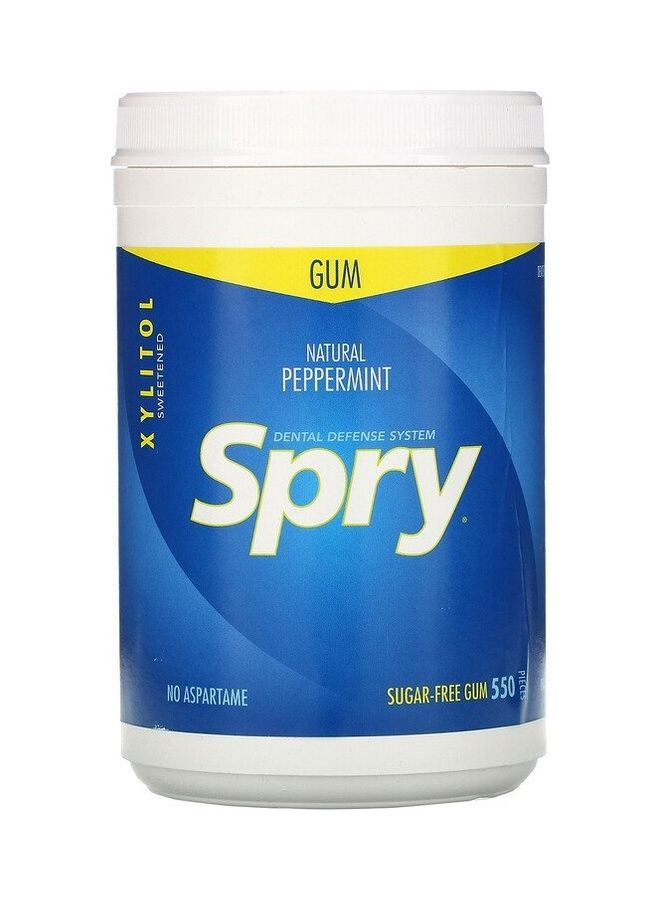 Spry Chewing Gum Natural Peppermint 660grams