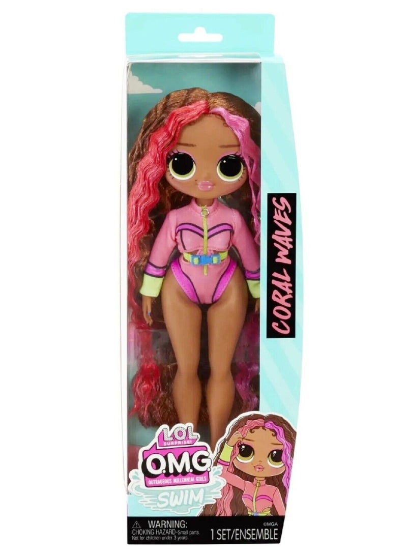 OMG Lol Surprise Swim Doll Coral Waves