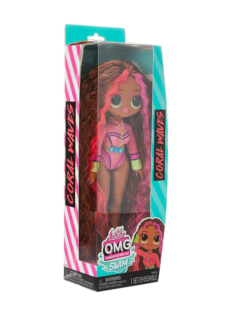 OMG Lol Surprise Swim Doll Coral Waves