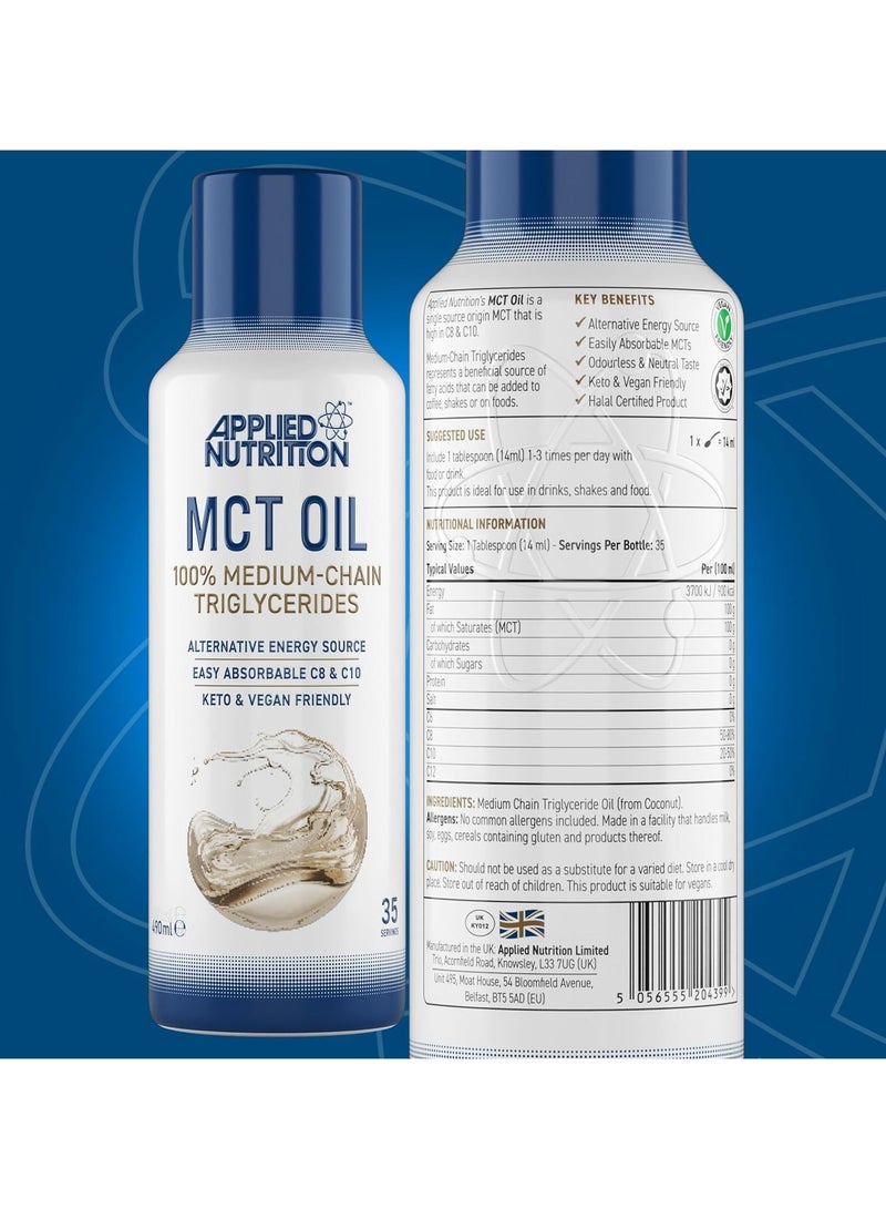 Mct Oil, 35 Servings -490Ml