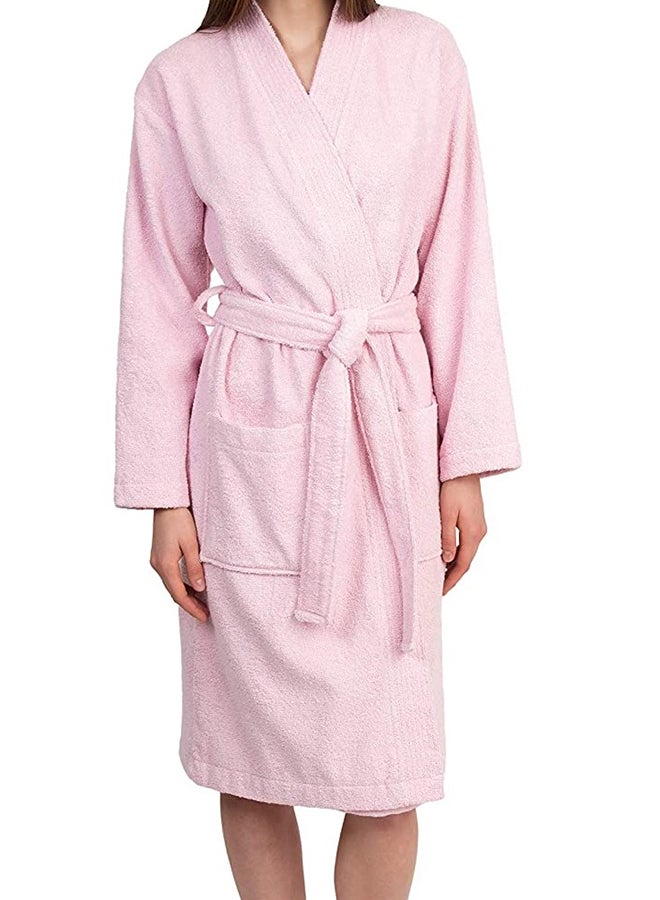 Kimono Style Bathrope Pink 35x28x7centimeter