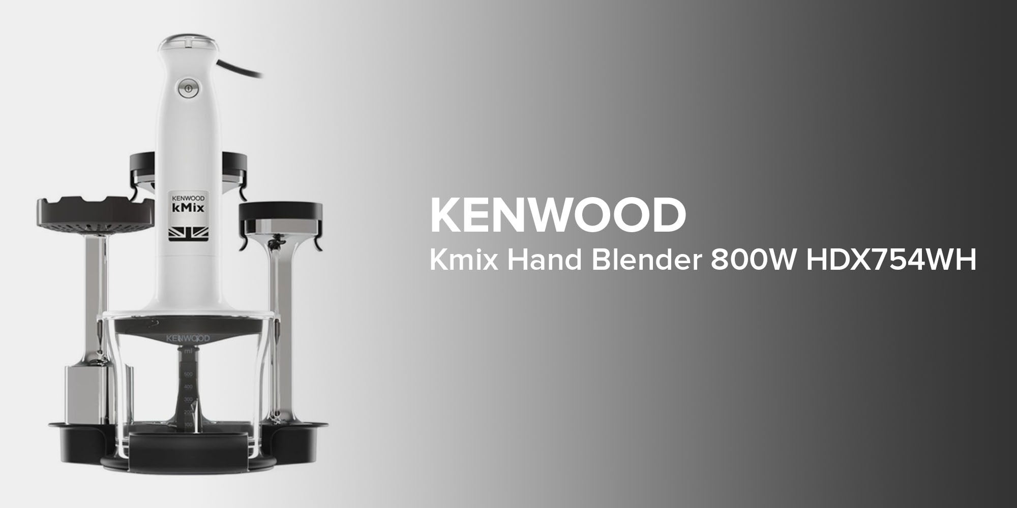 Kmix Hand Blender 800W HDX754WH White