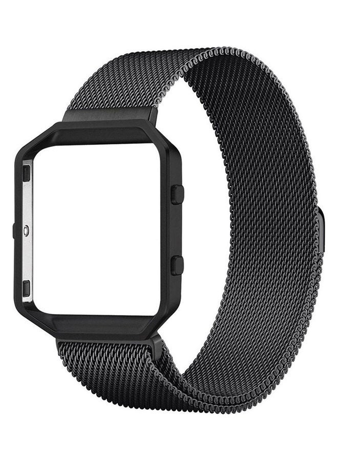 Replacement Strap with Fitbit Blaze Smart Watch Black