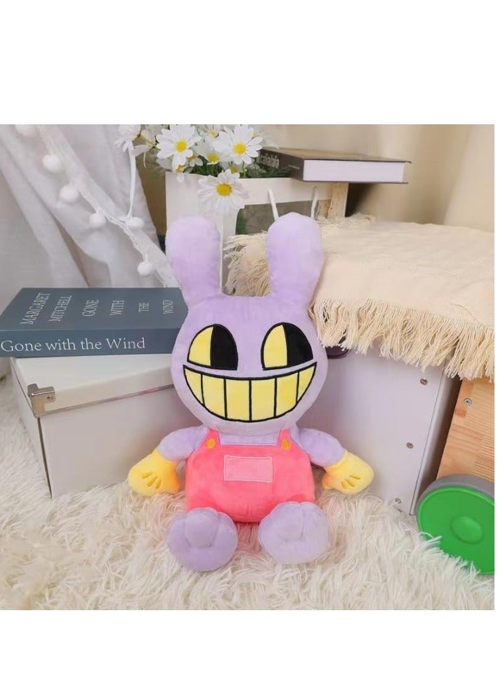 The  Amazing Digital Circus Plush Doll - Cute Cartoon  Stuffed Animal Plushie Doll Perfect Pomni Jester Collectible Toy for Kids and Fans Ideal Birthday Gift  35cm